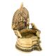 Brass Kamakshi Religious Hindu Goddess Laxmi Diwali Puja Temple Diya Oil Lamp